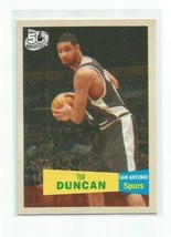 Tim Duncan (San Antonio Spurs) 2007-08 Topps &#39;57-58&#39; Variation Card #21 - £3.94 GBP