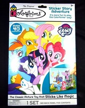 My Little Pony Colorforms fun pack 2 backgrounds 3 scenes 40 stickers NEW - $3.95