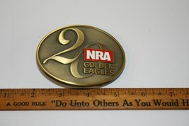 NRA Golden Eagles 20th Anniversary Belt Buckle 2A Second Amendment - £5.90 GBP