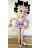Vintage 1999 Good Stuff Betty Boop 15&quot; Plush Doll Yellow Earrings &amp; Wris... - $12.47 CAD