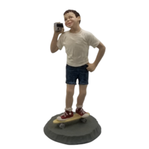 Vintage Hallmark Days of Childhood Going Places Retired Figurine Walkman 1989 - $22.94