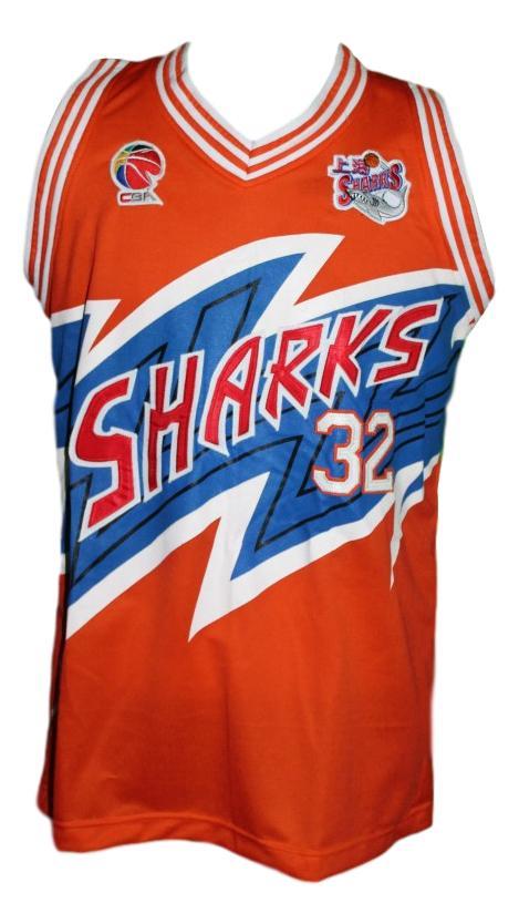 Jimmer fredette  32 shanghai sharks basketball jersey orange   1