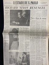 Giornale Brasile Richard Nixon si dimette 09/08/1974 - $24.84