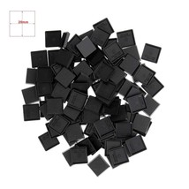 100Pcs 20Mm Square Black Miniature Model Bases For Tabletop Or Miniature... - £15.17 GBP
