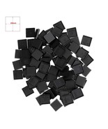 100Pcs 20Mm Square Black Miniature Model Bases For Tabletop Or Miniature... - £15.72 GBP