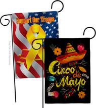 Sombrero Cinco De Mayo Burlap - Impressions Decorative Support Our Troops Garden - $34.97