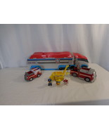 Paw Patrol Patroller Semi Truck with Figures and Vehicles Lot - £17.93 GBP