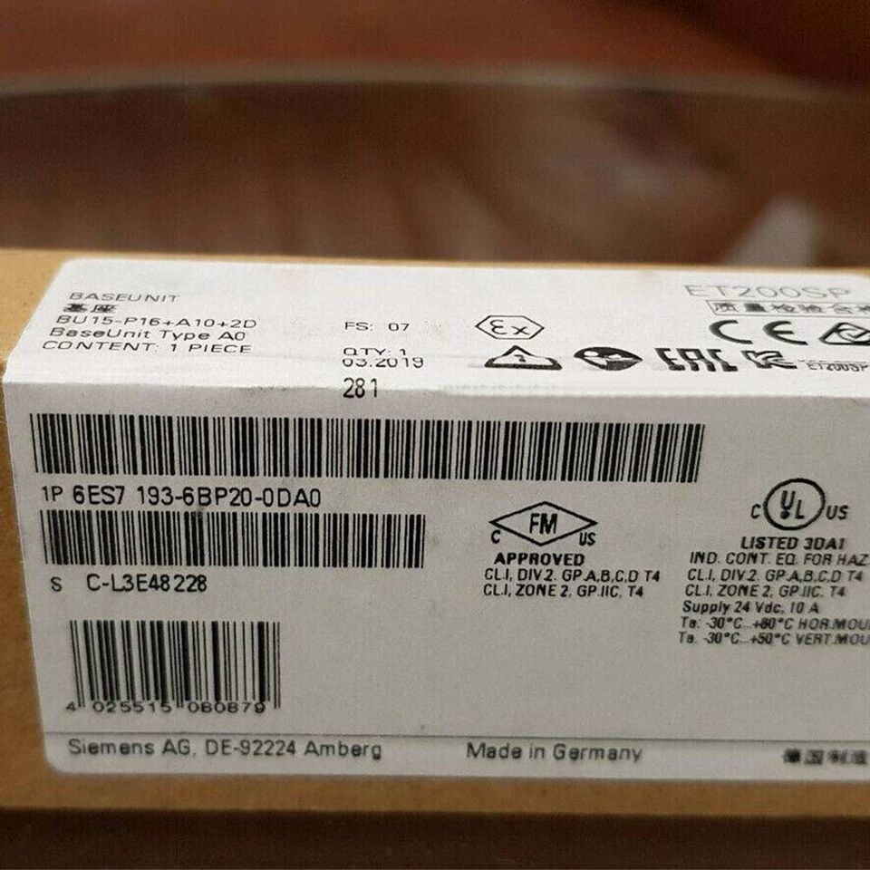 PLC Module in Box For Siemens 6ES7193-6BP20-0DA0 6ES7 193-6BP20-0DA0 - $44.64