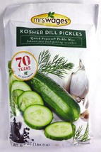 Mrs Wages Kosher Dill Pickles Mix, Quick Process (6.5 oz.) - £10.84 GBP