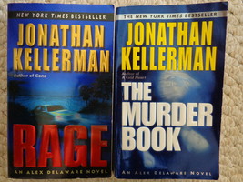 Jonathan Kellerman’s The Murder Book &amp; Rage 2 PB’s (#3338) - £9.43 GBP