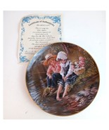 1981 Reco Little Anglers Collector&#39;s Plate #0051AR W/ Certificate Authen... - $12.60