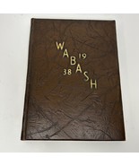 1938 Yearbook Wabash College Crawfordsville 100th Graduating Class - €23,85 EUR