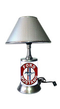 Ford Mustang desk lamp with chrome finish shade - $43.99