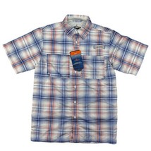 Habit Men&#39;s UPF 40+ Harbor Bay Short Sleeve River Shirt Blue Quartz - £14.69 GBP