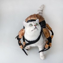 Pet Halloween Costume, Simulated Spider Costume, Happy Halloween, Dogs Cats - £36.15 GBP