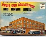 Davis Gun Collection Mason Hotel  Postcard Folder 1930&#39; - $10.89