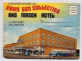 Davis Gun Collection Mason Hotel  Postcard Folder 1930&#39; - £8.57 GBP