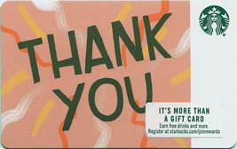 Starbucks 2018 Thank You Pink Collectible Gift Card New No Value - £1.58 GBP