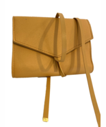Glass Ladder &amp; Co. Vegan Leather Tech Organizer Roll Mustard NWT - $13.29