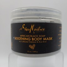 Shea Moisture African Black Soap Soothing Body Mask 12oz , NWOB - £12.43 GBP