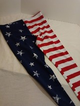 Women&#39;s American Flag Capri Athletic/ Yoga Leggings Size: Medium - £11.07 GBP