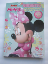 Disney Minnie Mouse Fun Super Gigantic Coloring Book Bracelets On Back New! - £3.16 GBP