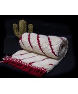 Rug Beni Ourain Red Moroccan Small Berber Rug, Maroon Handmade Morrocan ... - £187.50 GBP