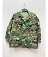 1969 USGI USMC ERDL WOODLAND CAMO CTN RIPSTOP POLIN CLASS 2 COAT - MEDIU... - $185.95 CAD