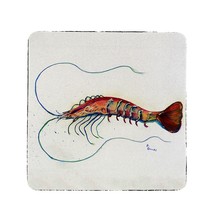 Betsy Drake Betsy&#39;s Shrimp Coaster Set of 4 - £27.92 GBP