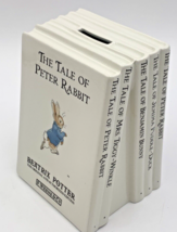 Wedgwood Beatrix Potter The Tale of Peter Rabbit Book Bank Porcelain ENGLAND - £22.35 GBP