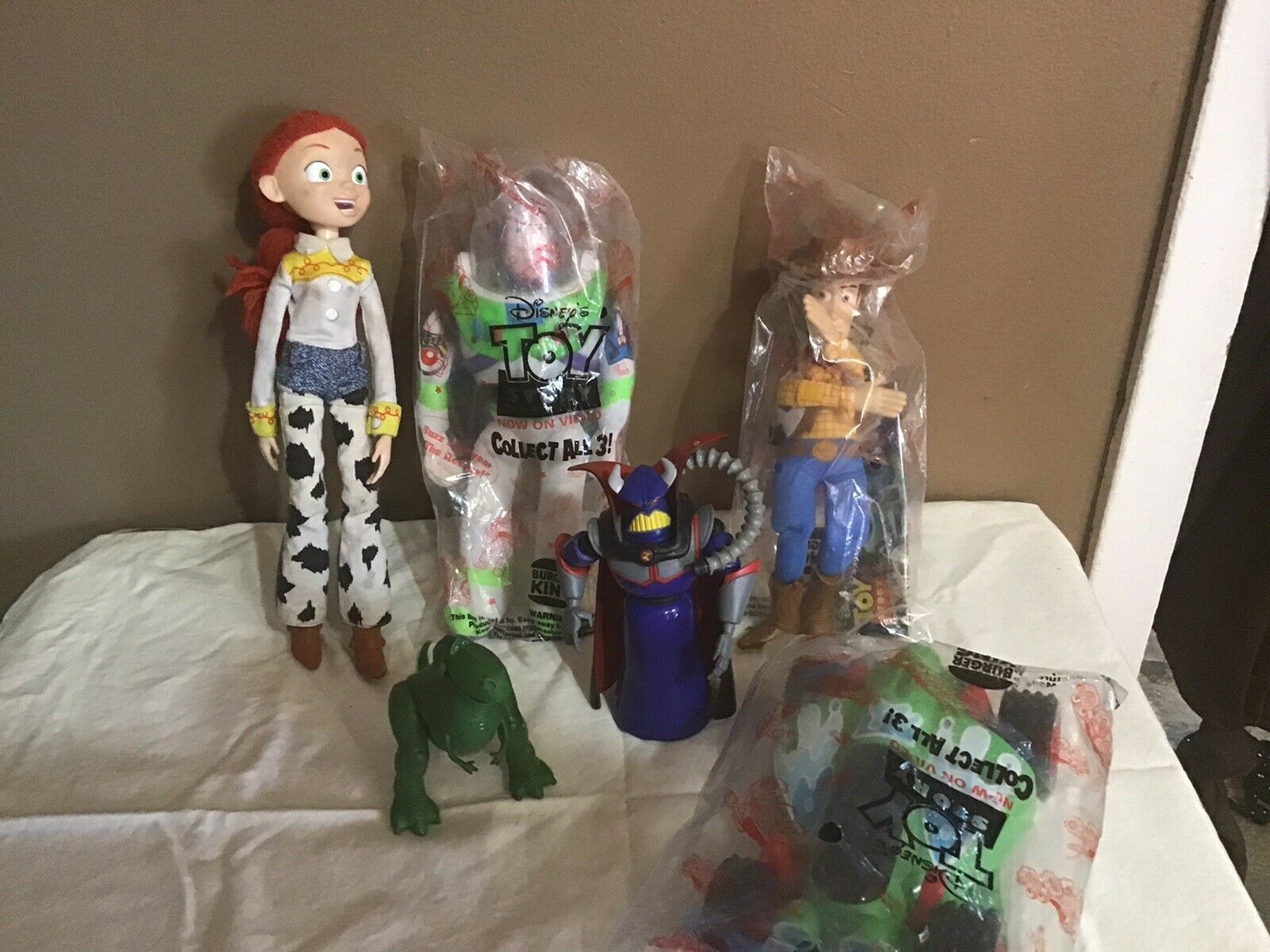 Set of 6 Toy Story Pixar Disney Large Burger King Toys 8 to 14 inches - $42.57