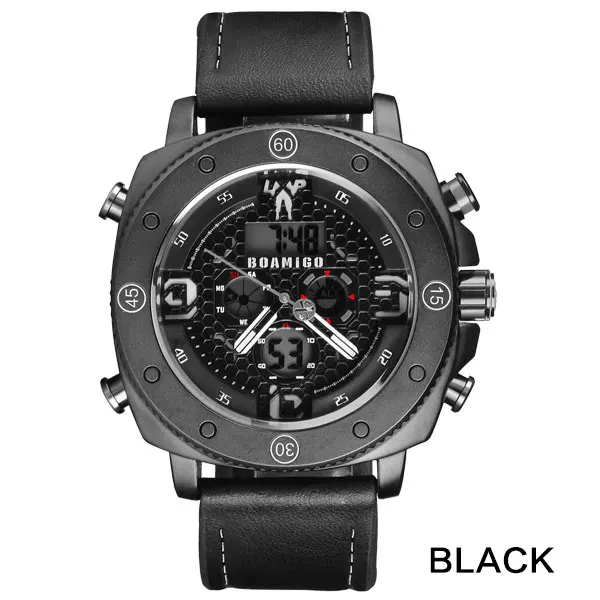 BOAMIGO  Men Clic Watch LED Digital Clock relojo hombre  masculino erkek kol saa - $64.56