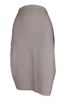 Alfani Women&#39;s Pencil Skirt Office Biege &amp; Black Mesh Back Zipper Elastic Waist - £21.61 GBP