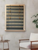 THY COLLECTIBLES Cordless Bamboo Window Blind Sun Shade, Light Filtering Roller  - £34.00 GBP