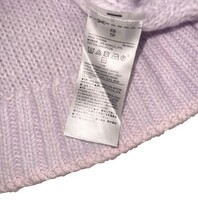 Banana Republic XS Cable Knit Sweater Lavender Cotton Blend NWOT image 3