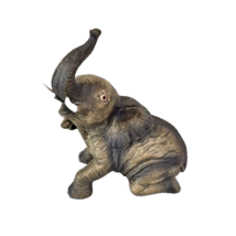 Lefton 1993 Elephant Figurine Detailed - $17.82