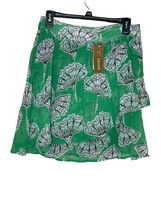 Francescas Women Skirt Emmelee Floral Mini Lined Light Weight Green Medi... - £15.81 GBP