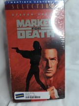 MARKED FOR DEATH VHS Steven Seagal New &amp; Sealed Blockbuster pre-viewed  - £8.59 GBP