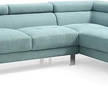 Glory Furniture Riveredge Sectional, Teal. Living Room Furniture, 28&quot; H ... - $1,977.99