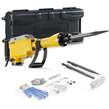VEVOR Demolition Jack Hammer, 2200W Electric Jackhammer Heavy Duty, 1350... - $155.10 CAD