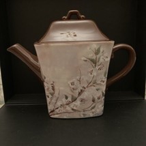 Certified International Cherry Blossom Tea Pot Jennifer Brinley HTF Tre Sorelli - £91.44 GBP