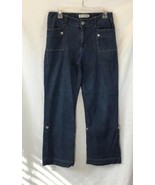 Tribal WOmwens Sz 6 Denim Jeans Roll Up Leg Stretch Extensive CA 51810 - £9.41 GBP
