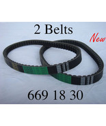 2x New Belts 669 18 30 for Scooters Tank Roketa NST Sunl Peace Jonway Ta... - $28.70