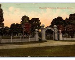 Magnolia Cemetery Beaumont Texas TX DB Postcard U17 - $35.59