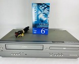 Magnavox VCR/DVD Combo DV200MW8 VHS Cassette Tape Player  Tested Works N... - £59.31 GBP