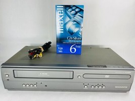 Magnavox VCR/DVD Combo DV200MW8 VHS Cassette Tape Player  Tested Works No Remote - $74.99