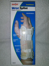 Wrist Splint Brace Elastic Support Reversible Adjustable Beige Small / M... - $14.80