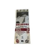 2001 Oklahoma Sooners Univ. North Texas Roy Williams Ticket Stub OU Norman - €10,37 EUR