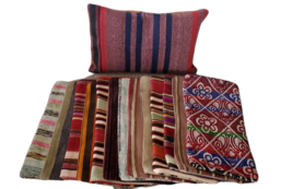 Turkish Kilim Lumbar Pillow Cover Handmade Decorative Kilim Sofa Cushion Cover - £15.80 GBP