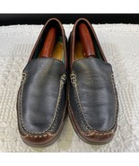 Johnston &amp; Murphy Men&#39;s Black/Brown Shoes/Loafers Sz 9.5M SKU 4967 - $32.15